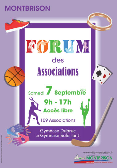 affiche du forum des associations 2019