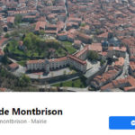 vue aerienne de la ville de Montbrison